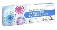 Test diagnostyczny, Combo Antygen grypa A/B + COVID-19/RSV, 1 sztuka