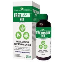 Tretussin Med, smak czarnej porzeczki, syrop, 250ml