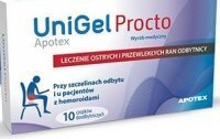 UniGel Apotex Procto, czopki doodbytnicze, 10 sztuk