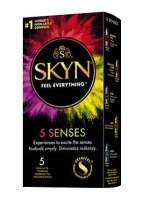 Unimil Skyn, prezerwatywy bezlateksowe 5 Senses, 5 sztuk