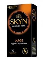 Unimil Skyn, prezerwatywy bezlateksowe Large, 10 sztuk