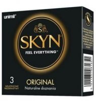 Unimil Skyn, prezerwatywy bezlateksowe Original, 3 sztuki