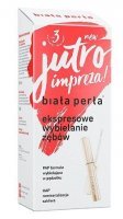 USZKODZONY KARTONIK Biała Perła Jutro Impreza!, zestaw wybielający zęby, pasta+żel