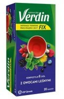 Verdin fix, mieszanka ziołowa z owocami leśnymi, 20 saszetek