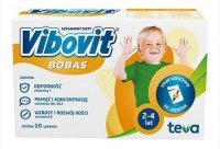 Vibovit Bobas, proszek, smak waniliowy, dla dzieci w wieku 2-4 lata, 30 saszetek