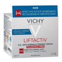 Vichy Liftactiv H.A., przeciwzmarszczkowy krem ujędrniający z kwasem hialuronowym, bezzapachowy, 50ml