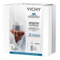 Vichy Liftactiv Supreme, krem na dzień, 50ml + krem na noc, 15ml + Epidermic Filler, serum przeciwzmarszczkowe, 10ml