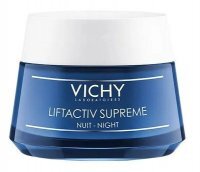 Vichy Liftactiv Supreme Nuit, kompleksowa przeciwzmarszczkowa pielęgnacja ujędrniająca, na noc, 50ml