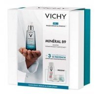 Vichy Mineral 89, booster, 50ml + Vichy, płyn micelarny, 100ml + Vichy Aqualia Thermal, krem na dzień, 15ml + Vichy Aqualia Thermal, krem na noc, 15ml