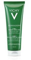 Vichy Normaderm 3w1, oczyszczanie, peeling, maska, dla skóry trądzikowej, 125ml