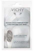 Vichy Pore Purifying Clay Mask, maska oczyszczająca pory z glinką, 2x6ml