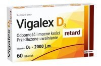 Vigalex D3 2000 j.m. retard, 60 tabletek