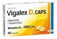 Vigalex D3 Caps 2000j.m., 60 kapsułek