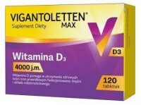 Vigantoletten Max 4000j.m., 120 tabletek