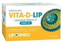 Vita-D-Lip, Liposomal Vitamin D 2000j.m., żel doustny o smaku melona, 30 saszetek