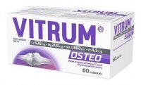 Vitrum Osteo, wapń + magnez + witamina D + cynk, 60 tabletek
