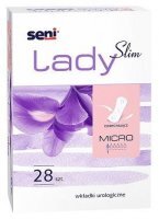 Wkładki urologiczne Seni Lady Slim Micro, chłonność 1/6, 28 sztuk