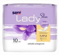 Wkładki urologiczne Seni Lady Slim Mini, chłonność 2/6, 10 sztuk