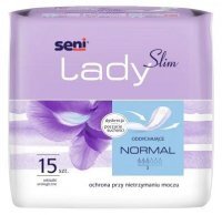 Wkładki urologiczne Seni Lady Slim Normal, chłonność 3/6, 15 sztuk