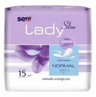 Wkładki urologiczne Seni Lady Slim Normal, chłonność 3/6, 15 sztuk