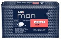 Wkładki urologiczne Seni Man Extra Plus, Level 4, chłonność 4/5, 15 sztuk