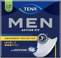 Wkłady anatomiczne Tena Men Active Fit, Level 2, chłonność 4/8, 20 sztuk