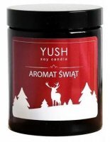 Yush, Aromat Świąt, świeca sojowa, 120ml