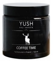 Yush, Coffe time, świeca sojowa, 120ml