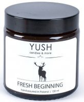 Yush, Fresh beginning, świeca sojowa, 120ml