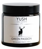 Yush, Green Passion, świeca sojowa, 120ml