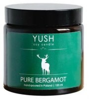 Yush, Pure Bergamot, świeca sojowa, 120ml
