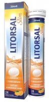 Zdrovit Litorsal Slim, smak pomarańczowy, 24 tabletki musujące