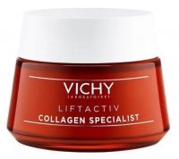 ZESTAW Vichy Liftactiv Collagen Specialist, krem redukujący zmarszczki, na dzień, 50ml + krem B3, 15ml w prezencie