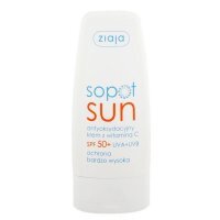 Ziaja Sopot Sun, krem do twarzy SPF50+, antyoksydacyjny, 50ml