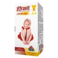 Żuravit Junior Plus, syrop o smaku owoców leśnych, dla dzieci po 3 roku życia, 100ml